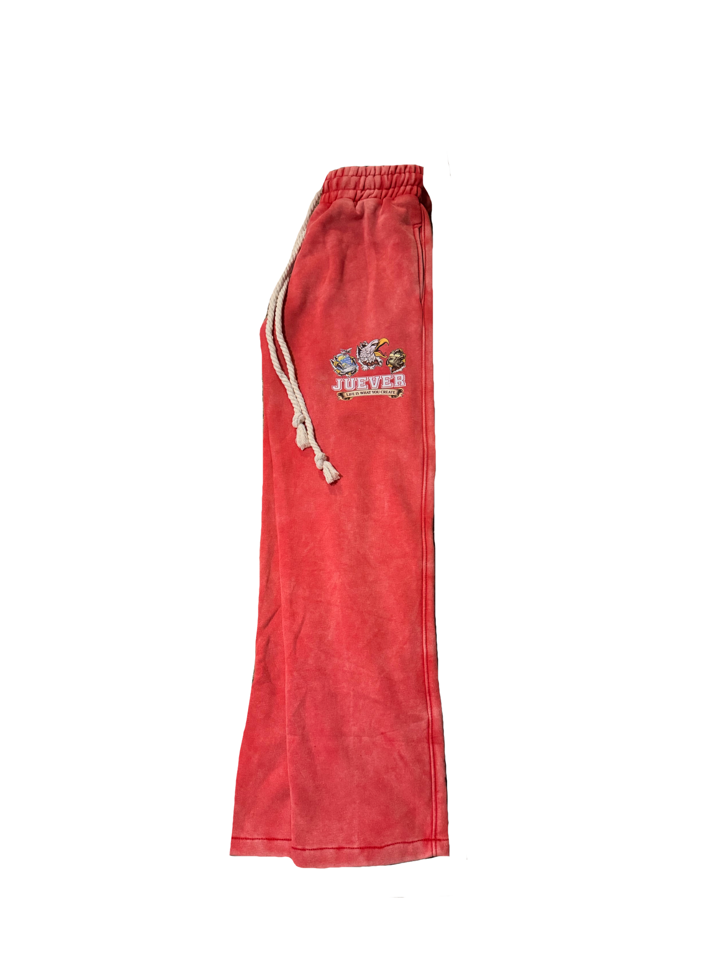 Life Is What You Create Stone Wash Joggers