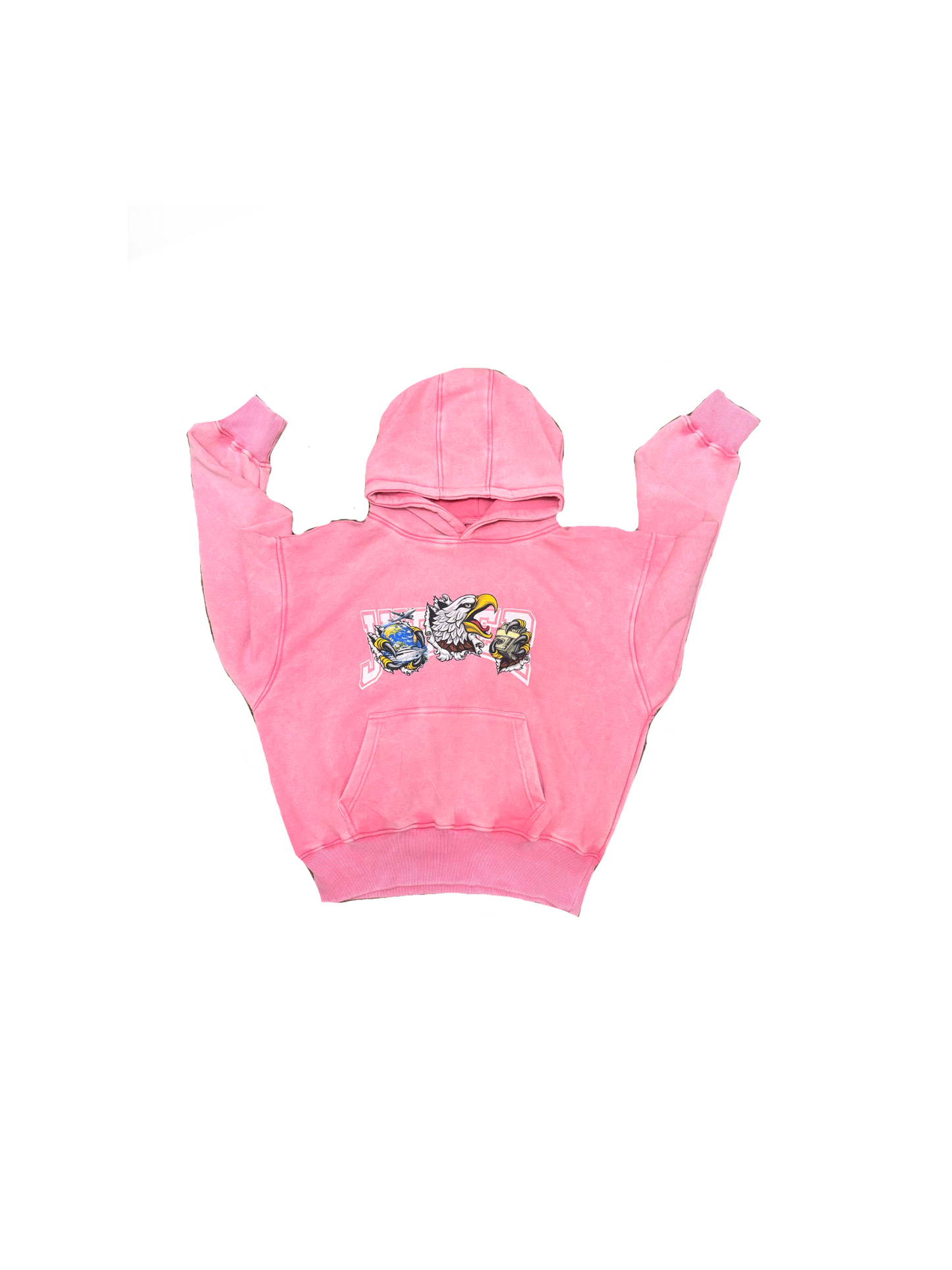 Life Is What You Create Stone Wash Hoodie